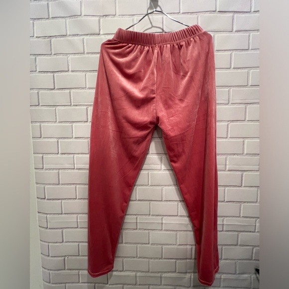 Women velvet pink pants /size M-L - Picture 6 of 6